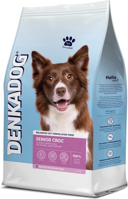 Denkadog Hondenvoer Senior Croc - 2,5 kg
