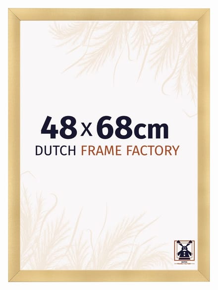 Fotolijst 48x68 cm - MDF - Goud Mat - Praag