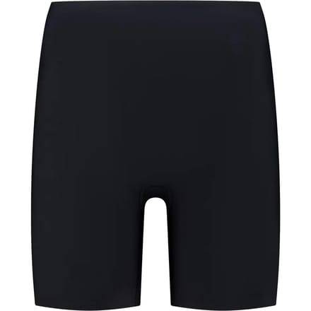 Bye Bra Mid Waist Low Back Shaping Shorts voor dames, onzichtbaar naadloos ondergoed voor outfits met open rug, siliconen voor optimale pasvorm, zachte stof (zwart, maat L)
