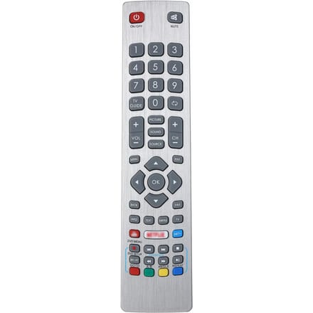 Remplacement de la télécommande TV pour télécommande Sharp Aquos, remplacement intelligent, taille Portable argenté