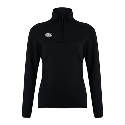 Canterbury Dames/Dames Club QZ Trainingsmidlayer (Zwart)