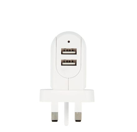 SKROSS Reisstekker UK 2x USB (Side Connection)