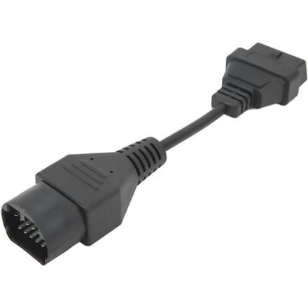 ODB2 Scanner Diagnostische Kabel 17-pins naar 16-pins Connector Adapter Vervanging voor Ford Ranger black
