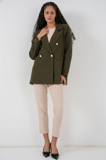 Dubbele Knop Classieke Blazer