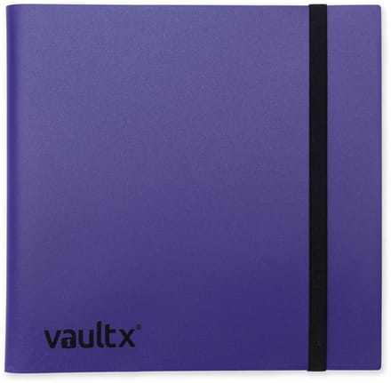 Vault X 12-Pocket Strap Binder - Verzamelmap - 480 Kaarten/Paars