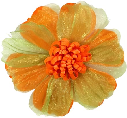 Kruikenstad speld - Bloem - Oranje