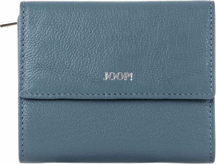 JOOP! Leren Portemonnee Lantea Simona Purse Midblue Blauwgrijs