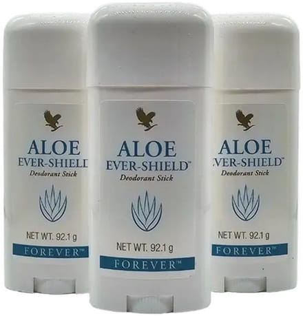 3x Aloe Vera Ever Shield Deodorant Stick - Forever Living FLP