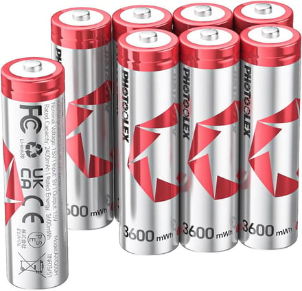 Oplaadbare Batterijen AA - Energiecellen - Apparaten Voeden - Lithium-ion Technologie - 8 Stuks