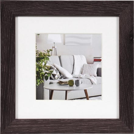 Fotolijst - Henzo - Modern - Fotomaat 15x15 cm - Donkerbruin