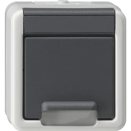Gira Safety Plus Schokbestendige Stopcontact Met Afdekking - 441430
