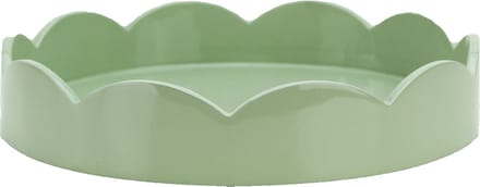 Addison Ross - Dienblad Sage Sint-jakobsschelp rond 20cm - Serveerplateaus