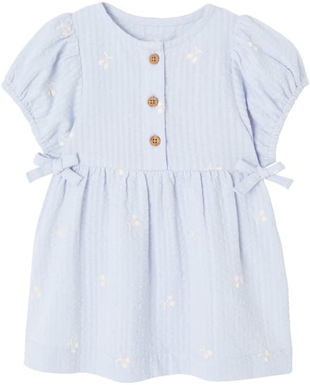 Vertbaudet Jurk voor babymeisjes met geborduurde details