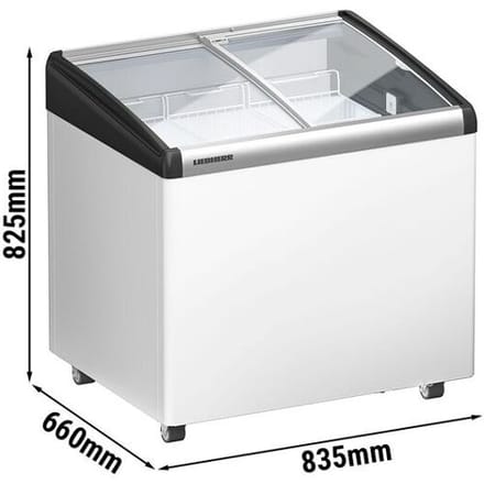 Liebherr Vrieskist - 143 liter - glazen schuifdeksel - Wit