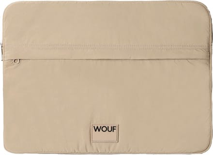 Wouf Laptop hoes 13-14 inch - Downtown Oatmilk