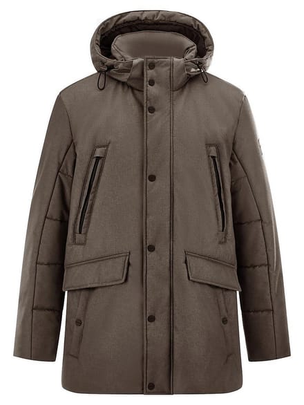 Dikke winterjas Van CALAMAR beige