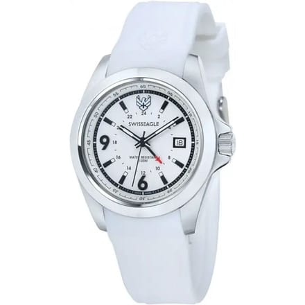 Swiss Eagle Dufaux GMT Staal Siliconen | SE-9066-01