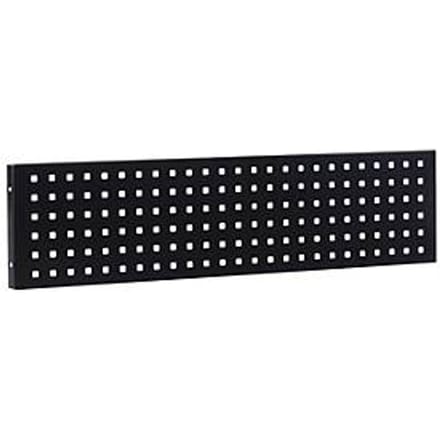 Schulte Lagertechnik Afscherming voor uitschuifbaar baliesysteem MULTIplus, B 1000 x H 250 mm, geperforeerde staalplaat, zwart
