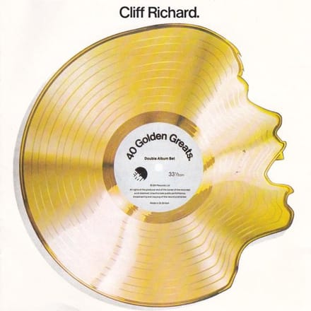CD CLIFF RICHARD  40 Golden Greats CDS7924252 EMI Europe Rock Gebruikt beige