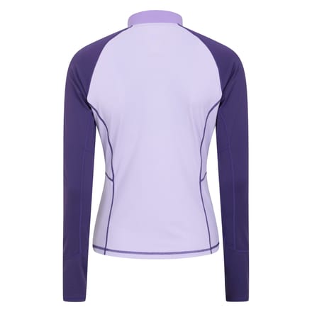 Mountain Warehouse Dames/Dames Helston Rash Guard met lange mouwen (Paars)