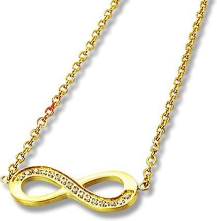 Amanto Ketting Eileen G - 316L Staal - Infinity - 7x20mm - 50cm
