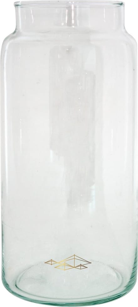 TAK Design Vaas Forest L - Handgemaakt - Glas - Ø10 x 18 cm - Goud