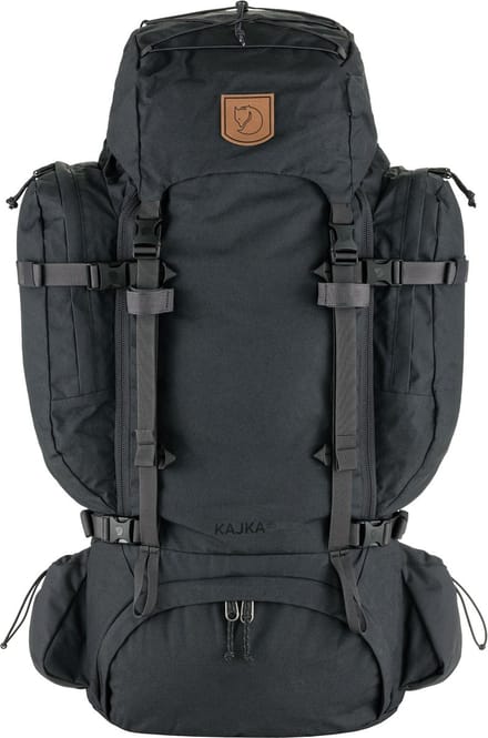 Fjällräven trekkingrugzak rugzak Singi Kajka 85 Backpack Coal Black zwart