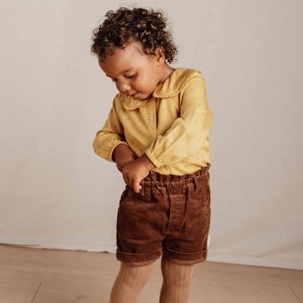 Korte broek - Bruin - Maat 74 - Little Farm