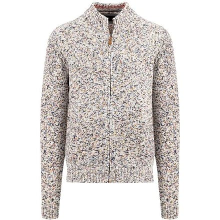 Fynch-Hatton Vest Zip Cardigan Multicolor Poppy Red-Multi / male