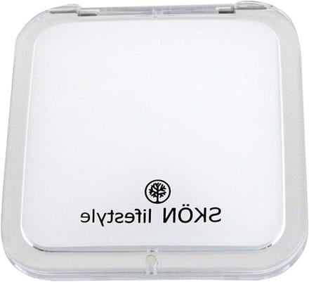 Compacte Glas Spiegels - Zakspiegel Make-up - Make-up Aanbrengen - 15x Vergroting - 3.2x3.25 inch - Wit