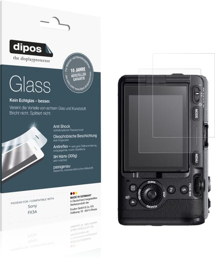 dipos – 2x Matte Pantserfolie geschikt voor Sony FX3A | 9H Screenprotector