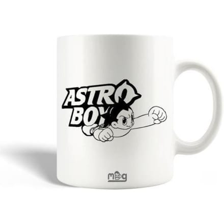 Mug en Céramique - Astro - Petit Robot Manga - 30cl - Compatible Lave-Vaisselle - Blanc