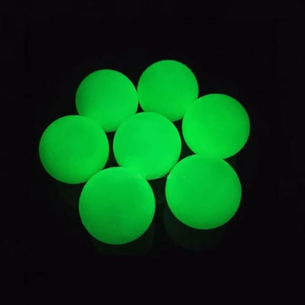 Dailygoods- Golfballen Glow in Dark - 12 stuks - 2-laags design