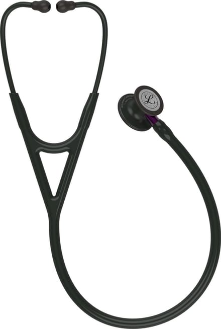 Littmann Cardiology IV, Zwart / Black edition / Paarse steel