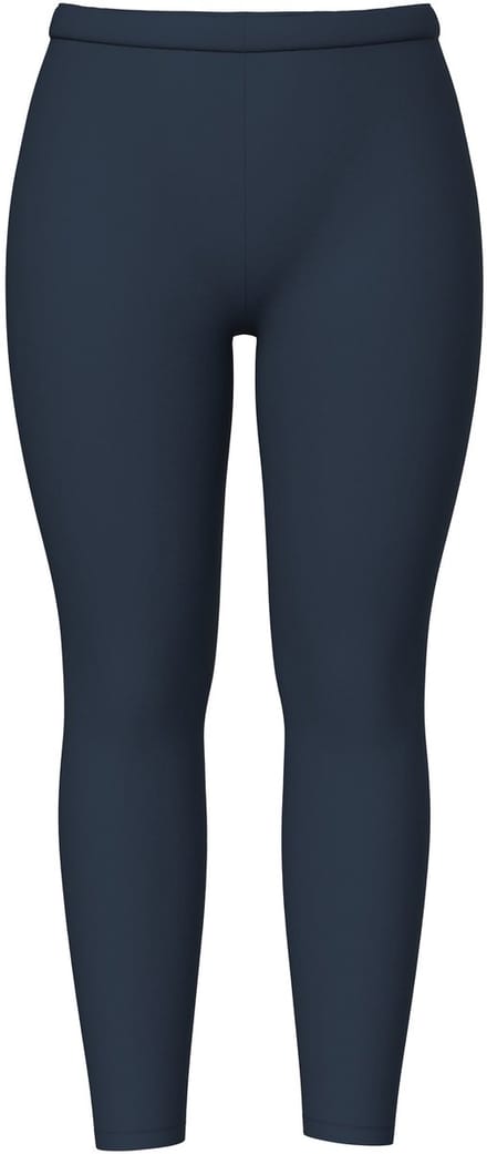 Ulla Popken - Dames - Legging skinny elastische tailleband OEKO-TEX - Marine - Maat 58+