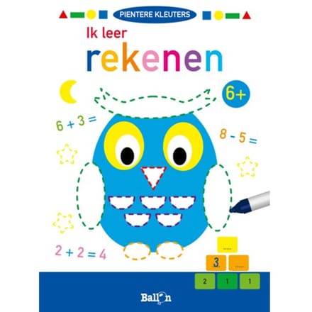 Ik Leer Rekenen 6+ - Pientere Kleuters (Wipe & Clean)