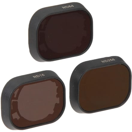 3 in 1 Drone ND Filter Set ND16 ND64 ND256 Optisch Glas Multi Gecoat Neutraal Dichtheid Filter Set black