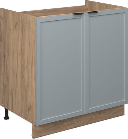Vicco Fame-Line Wastafelkast – 80 cm, WB Eik Licht blauw-grijs