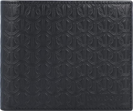 Davidoff Icon Portemonnee Leer 11.5 cm - Jongens - Horizontaal - schwarz