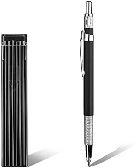 Set mechanische potloden met 12 navullingen - 2 mm punt voor precisiewerk