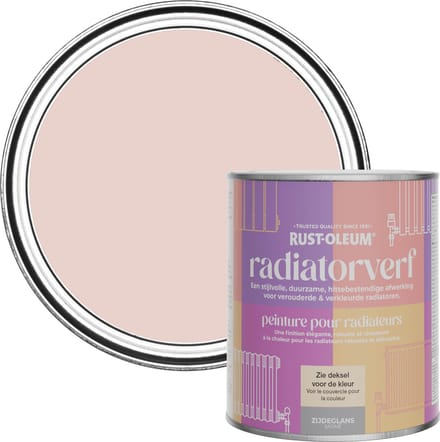 Rust-Oleum Roze Radiatorverf Zijdeglans - Roze Champagne 750ml