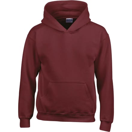 Gildan Heavy Blend™ Classic Fit Youth Hooded Sweatshirt GI18500B - Maroon - 7/8 years (M)