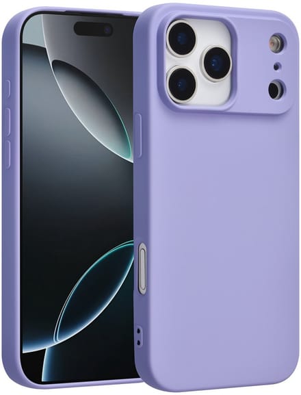 TUNIQ Back cover voor iPhone 17 Pro Max - Slanke Pasvorm - Matte Lilac - Camera Bescherming