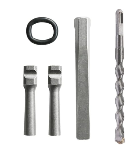 Rotssplijter - Steensplitter Wiggen - Steen Splijten - Thermisch Behandeld Staal - 16 mm - Metaal