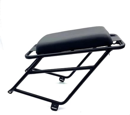 Motorfiets Bagagerek - Achterdrager Plank - Extra Opbergruimte - Stalen Legering - 700 Gram - Zwart