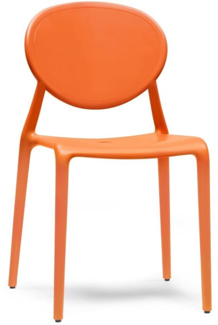 Kantinestoel of tuinstoel Italiaans design Pistache