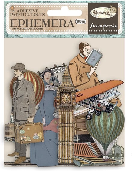 Stamperia - Around the World Ephemera (39pcs) (DFLCT21)