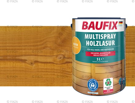 BAUFIX Multispray houtbeits 5 liter (Grenen zijdeglans)