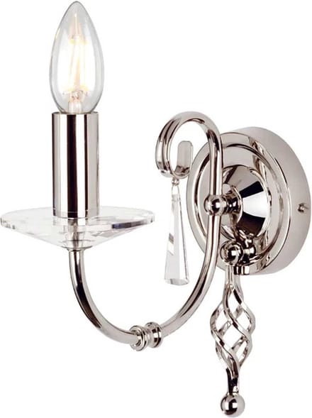 Elstead Lighting LED Wandlamp Aegean | 1X E14 Max 60W | Polished Nickel