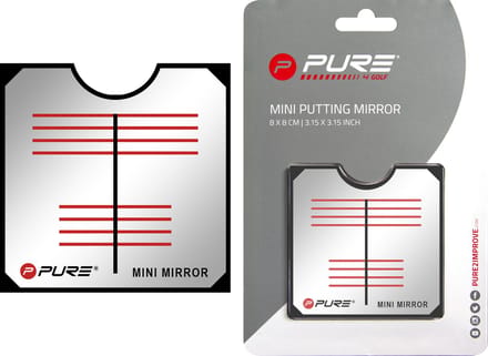 Golf Spiegel - Putting Mirror Mini - 8x8 cm